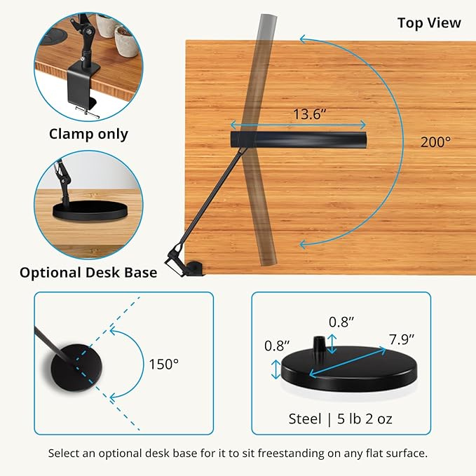 UPLIFTDESK E7 LED Desk Lamp - Image 5