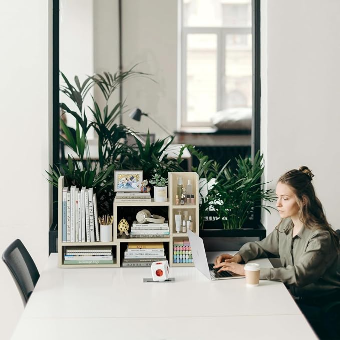 NUTIKAS Desk Shelves Desktop Organizer Shlef - Image 9