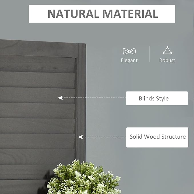 NicBex Room Divider 4 Panel Room Dividers with Storage Shelves Partition Room Dividers and Folding Privacy Screens 5.6 FT Wall Divider for Home, Office, Room Separation,63.75"W x 0.75"D x 67"H, Gray-DeskLoop Office