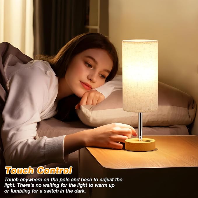 Dicoool Touch Bedside Table Lamp - Image 2