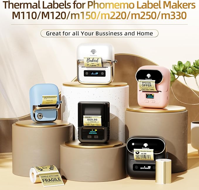 Phomemo Transparent Thermal Labels - Image 4