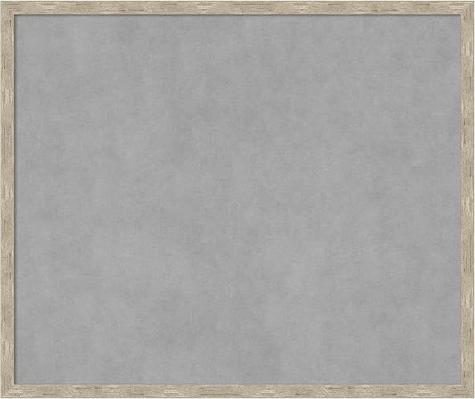 Amanti Art Silver Framed Magnetic Board 21x25 Medium Vision Board by AmantiArt