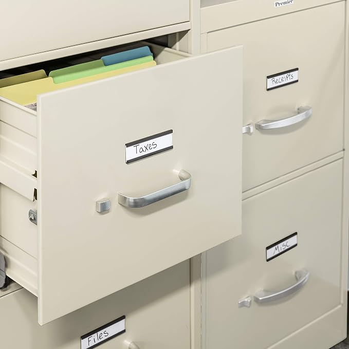 25pcs Magnetic Tool Box Labels 1x2 inches | C Channel Magnetic Label Holders - Image 6