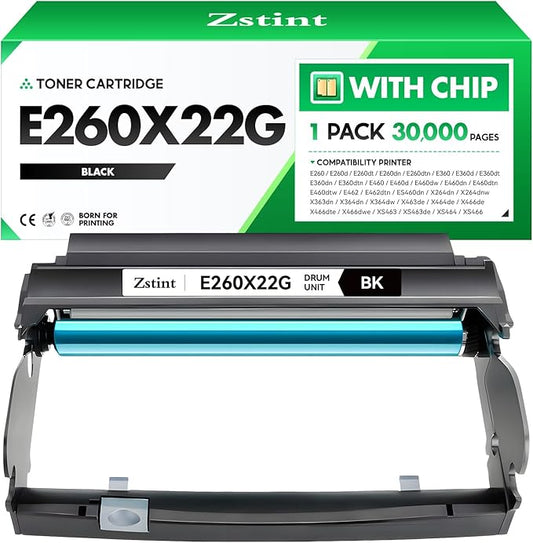 E260X22G Imaging Unit (Not Toner) High Yield Replacement for Lexmark E260X22G Drum Unit Compatible with E260 E360 E460 E462 E260d E260dn E260dt E260dtn E360d E360dn E460d E460dw E462dtn Laser Printer-DeskLoop Office