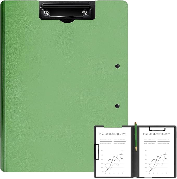 Clipboard Folder, A4 Foldable Clipboards, Office Clipboard Folder by MUYICS