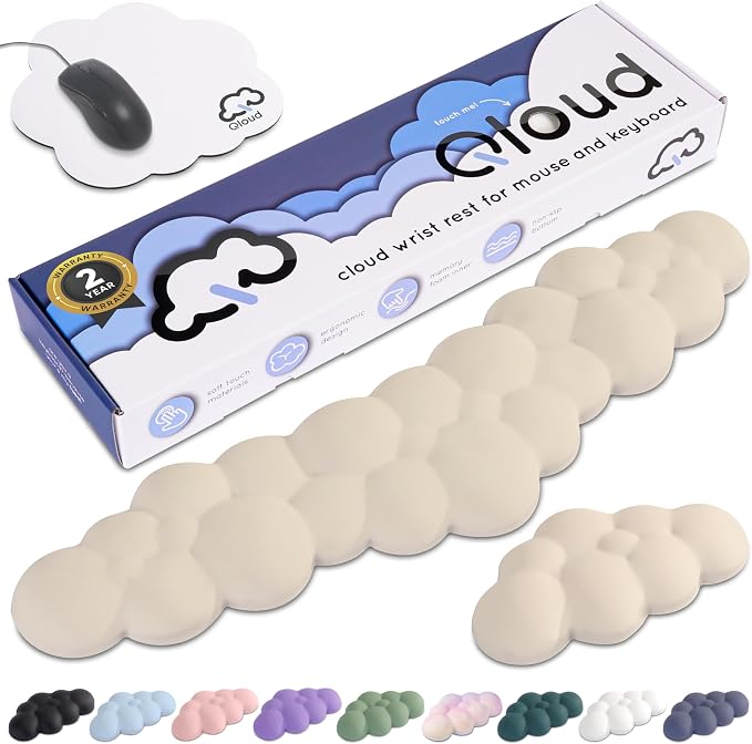Cloud Keyboard Wrist Rest – Create-ables Qloud Cloud Wrist Rest by Create-ables