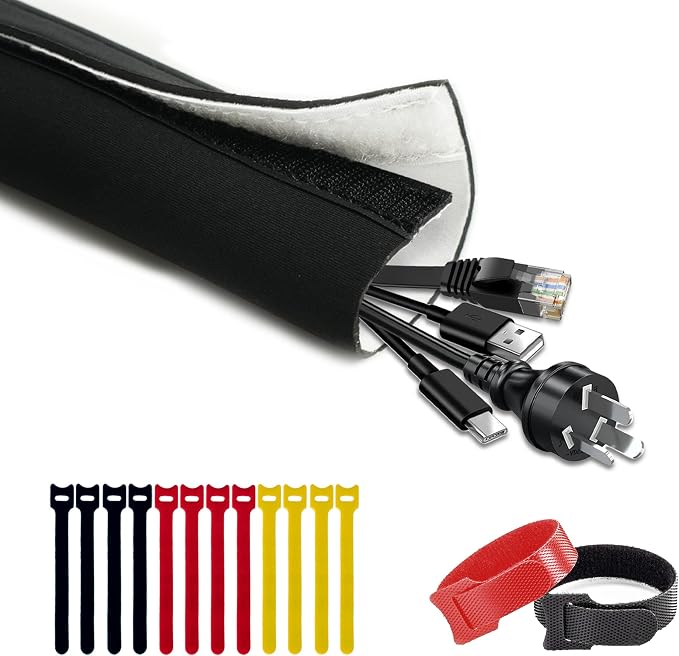 Cable Management Sleeve 10ft by CableGeeker
