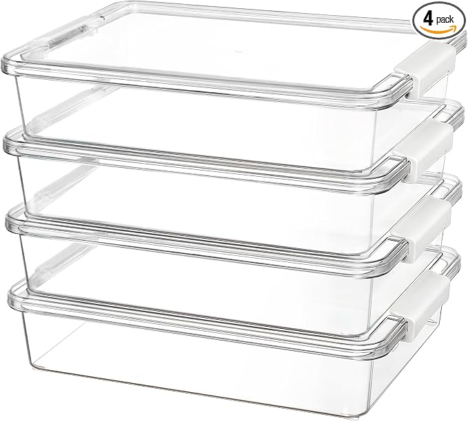 Vtopmart 6 Qt Plastic Storage Bins by Vtopmart