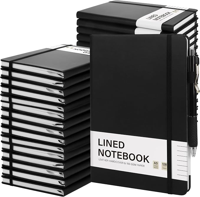 Aodaer 30 Set Lined Notebook Journals by Aodaer