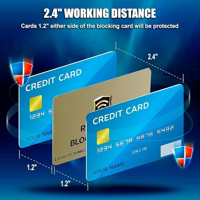 SaiTech IT RFID Blocking Cards, 50 Pack One Card Protects Entire Wallet Purse - Image 9