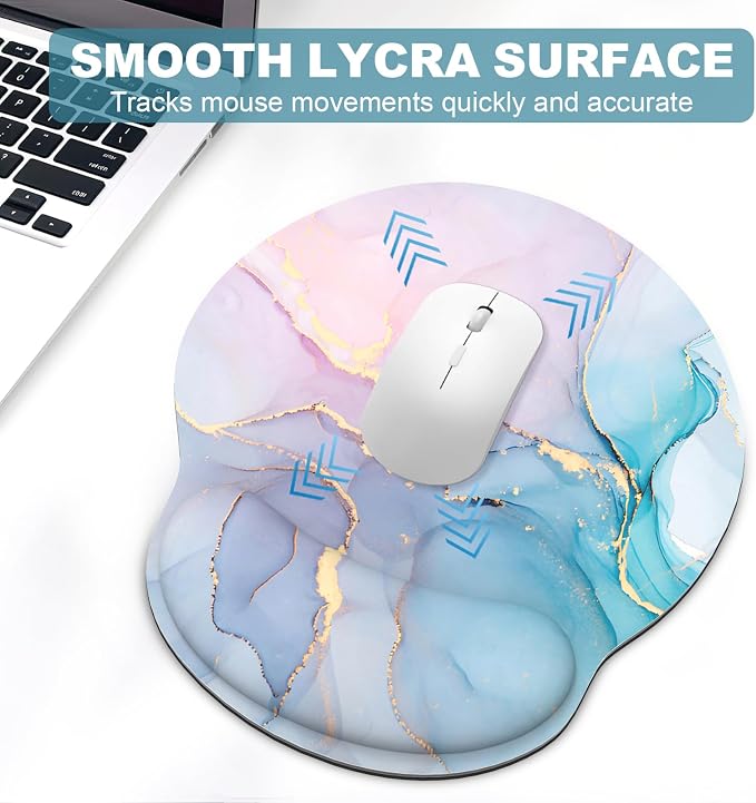 Ergonomic Mouse Pad with Wrist Rest and Keyboard Wrist Rest, Mousepad and Wrist - Image 3