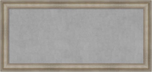 Amanti Art Silver Framed Magnetic Board 25x53 Oversize Vision Board by AmantiArt