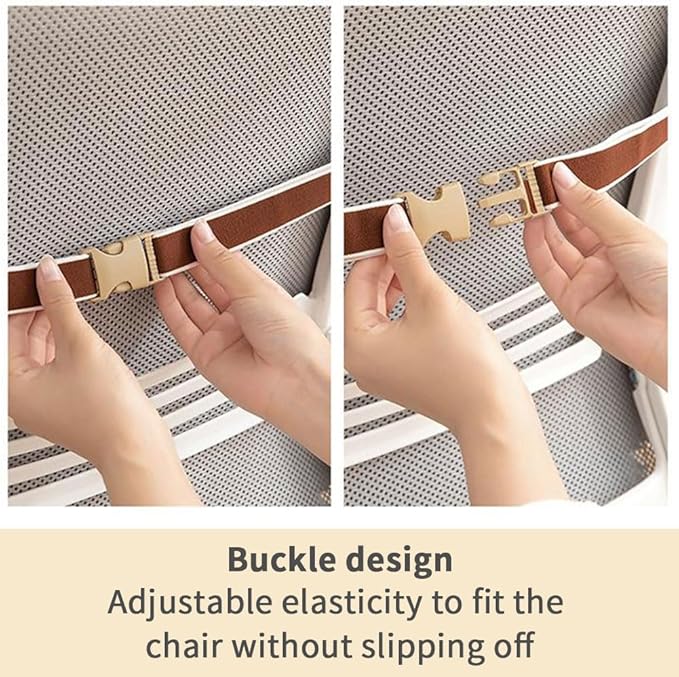 Desk Chair Cushion with Removable Cover, Soft Seat with Back Support - Image 2