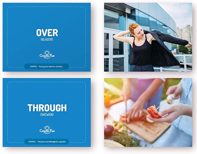 50 Preposition Flash Cards Vol 3 Vocabulary Development Includes 7 Picture Card - Image 4