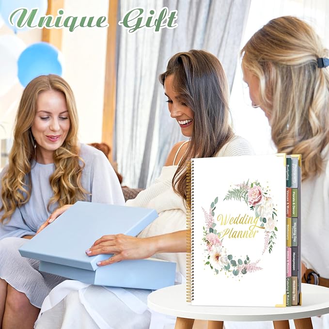 VinTS 176 Pages Wedding Planner, Wedding Planner Book and Organizer - Image 8
