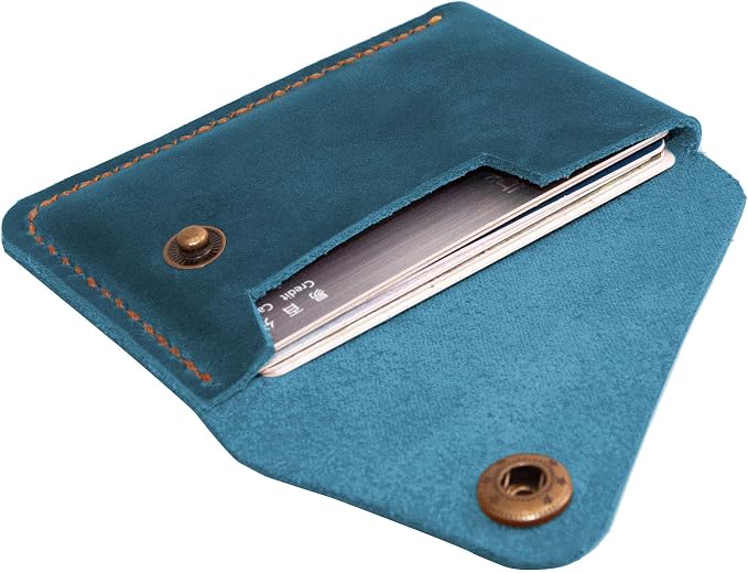 Leather Card Holder, Credit Card Wallet, Cardholder Wallet, Minimalist Wallet by Turbosnail