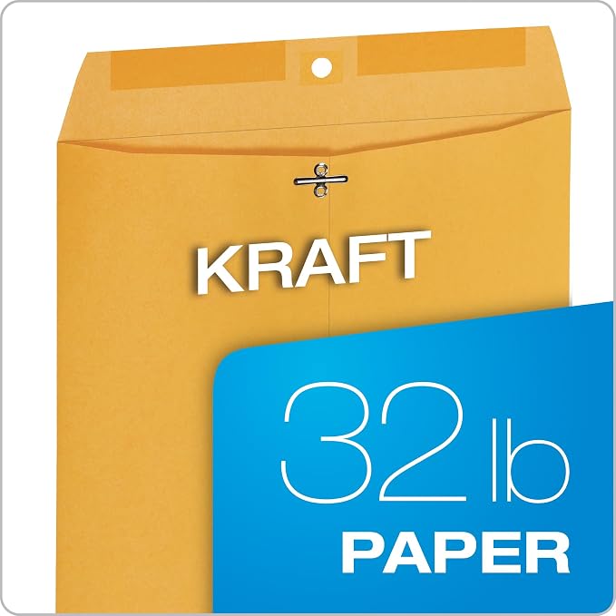 Quality Park 11-1/2 x 14-1/2 Clasp Envelopes, 100 Pack, Open-End - Image 5
