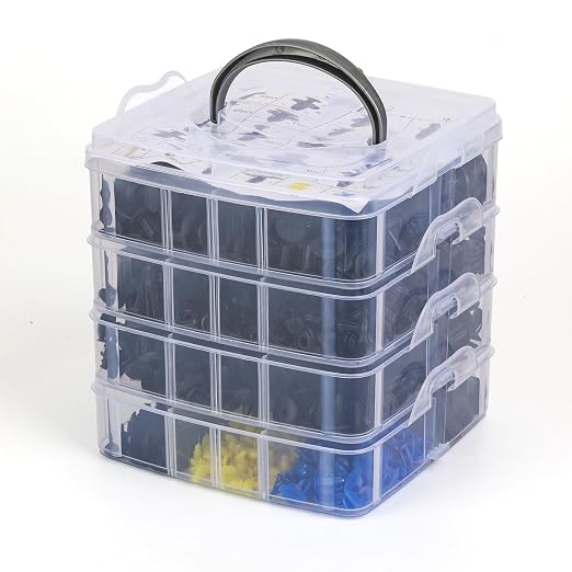 650pcs Push-Type Retainer Clips, Bumper Fender Nylon Rivets of 22 Most Popular - Image 7