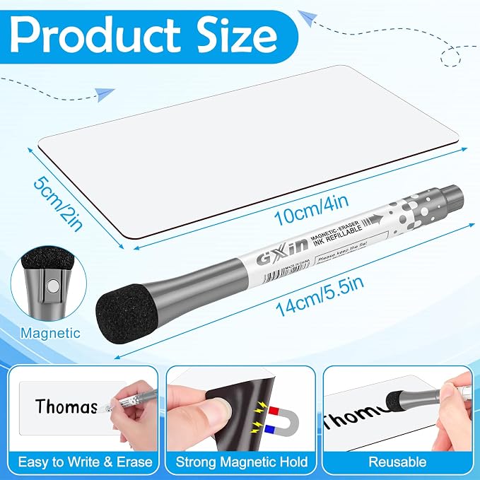 Meetory 80 Pack Magnetic Labels - Image 2