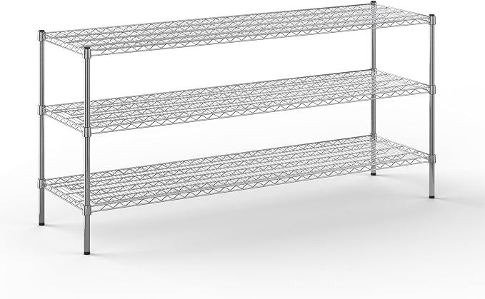 Regal Altair 21" Deep x 72" Wide x 34" Height Wire Shelving Kit | 3-Tier | NSF by Regal+Altair