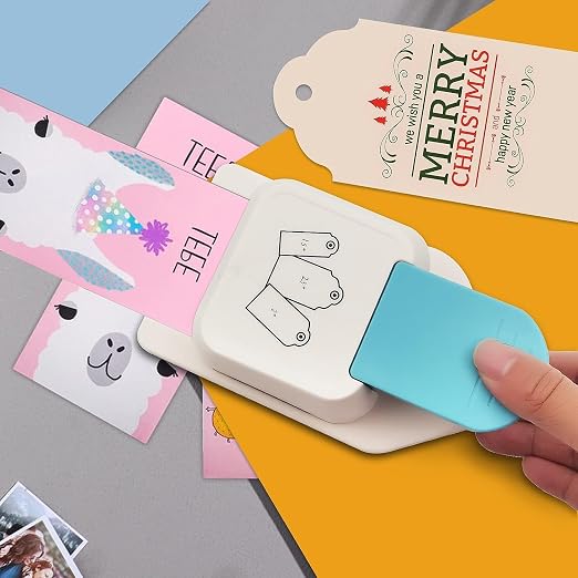 3 in 1 Craft Tag Punch Gift Tag Paper Punch，Paper Craft Tag Punch 1.5" 2" 2.5" - Image 5