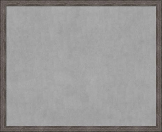 Amanti Art Grey Framed Magnetic Board 35x43 X-Large Vision Board by AmantiArt