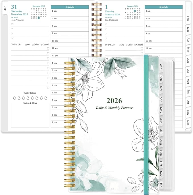 2026 Daily & Monthly Planner by Heveboik