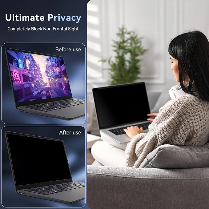 Laptop Privacy Screen 14 Inch Compatible - Image 2