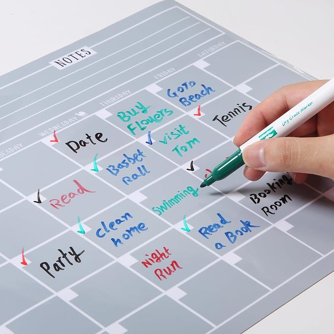 Mr. Pen- Dry Erase Markers, 4 Pack, Fine Tip | Dry Erase Whiteboard Markers - Image 7