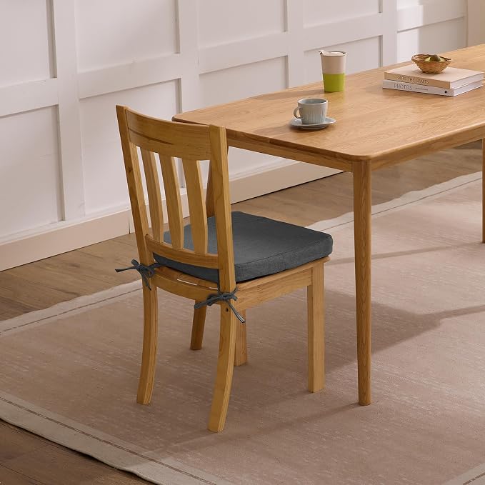 Ruqmuis Chair Cushions for Dining Chairs, D-Shaped Chair Pads - Image 9