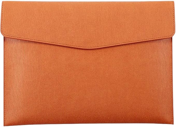 PU Leather A4 File Folder Document Holder Waterproof Portfolio Envelope Folder by enyuwlcm