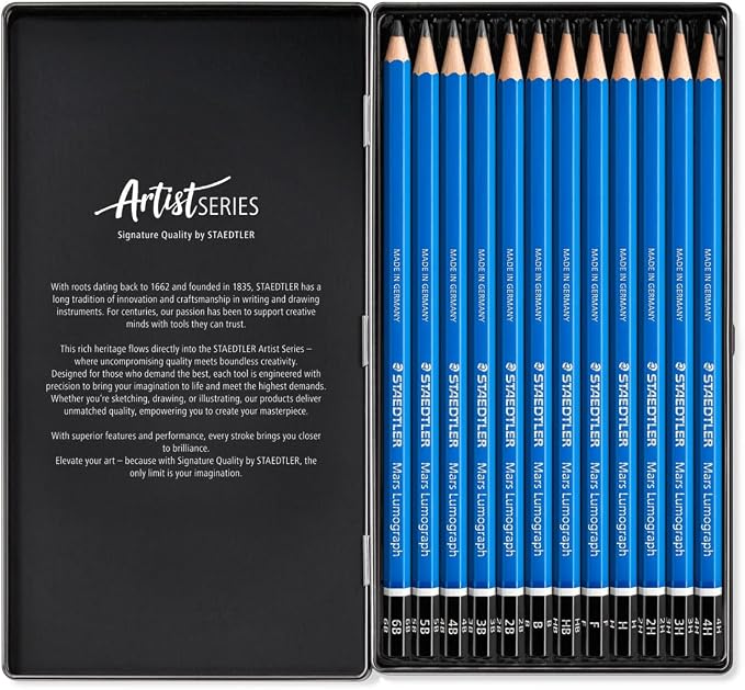 STAEDTLER Mars Lumograph Art Drawing Pencils – Sustainable, Break-Resistant - Image 3