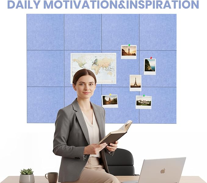 Large Cork Board Alternative 36" X 24" Bulletin Board - Image 2