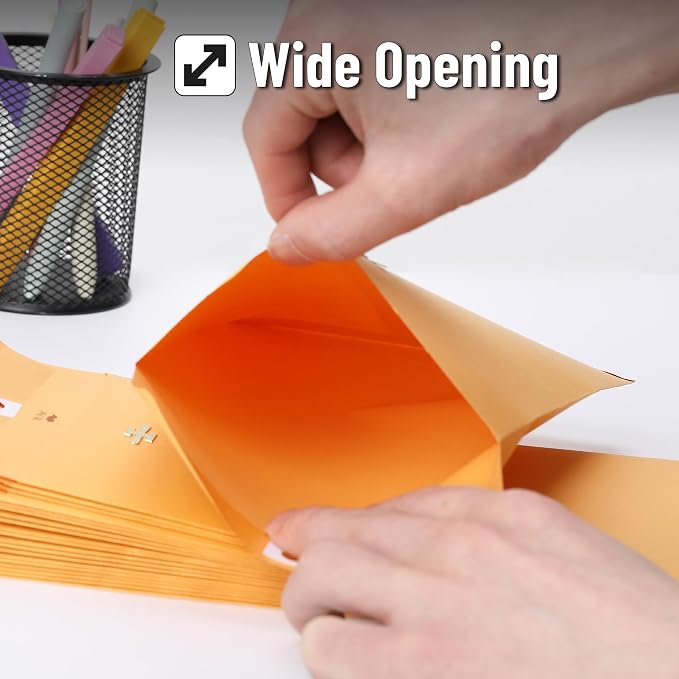 Mr. Pen- Clasp Envelopes, 25 Pack, 6x9 Inches, Mailing Documents, Office - Image 5