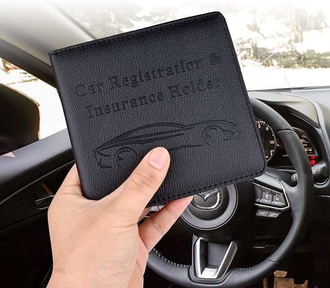 Cacturism Car Registration and Insurance Holder, Vehicle Glove Box Car - Image 8