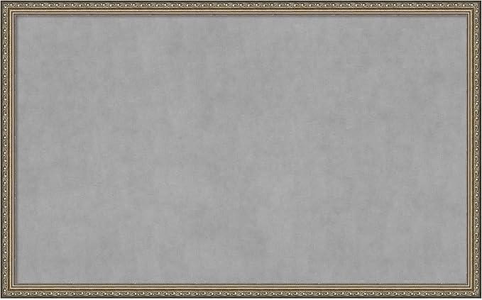 Amanti Art Silver Framed Magnetic Board 26x42 Large Vision Board by AmantiArt