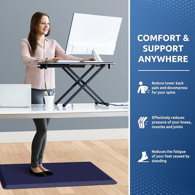 KitchenClouds Kitchen Mat Cushioned Anti Fatigue Rug 20"x32" Water Resistant - Image 4