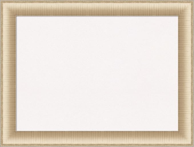 Amanti Art White Cork Board for Wall, 25x33 Vision Board with Gold Frame, Medium Corkboard Office Decor for Home Organization, Casual Corkboard Pinboard to display items for home organization-DeskLoop Office