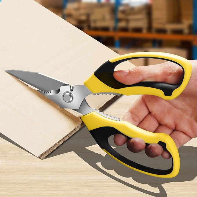 BoFuYuan Utility Scissors Heavy Duty: 8-Inch sharp Scissors All Purpose heavy - Image 5