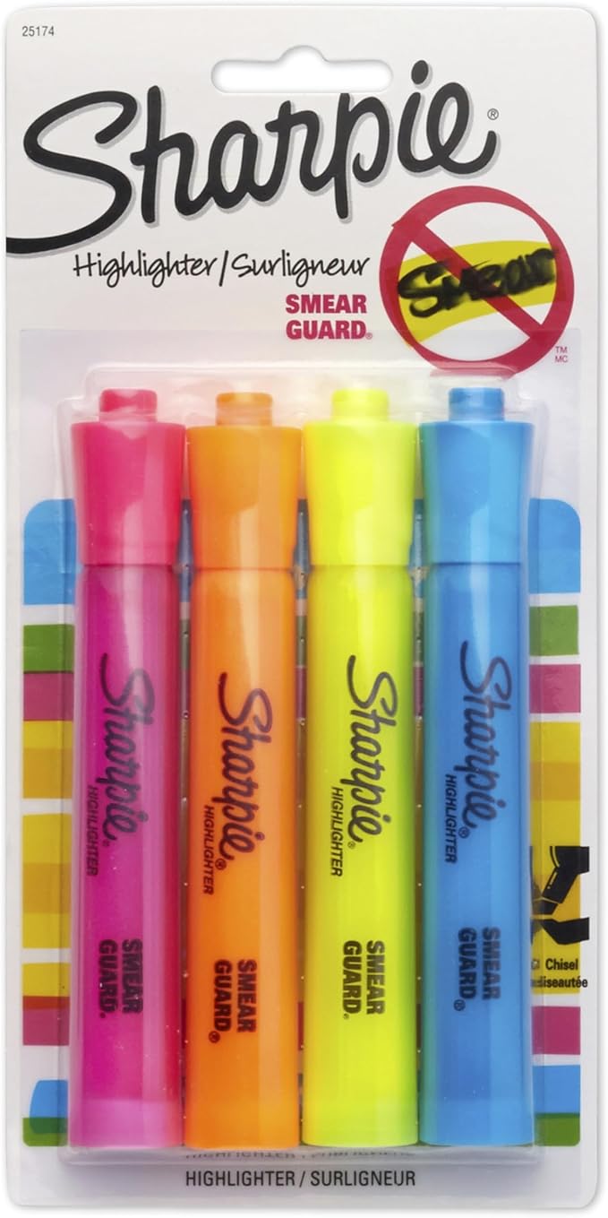 Sharpie Accent Tank-Style Highlighters, Desk Supplies by Unknown