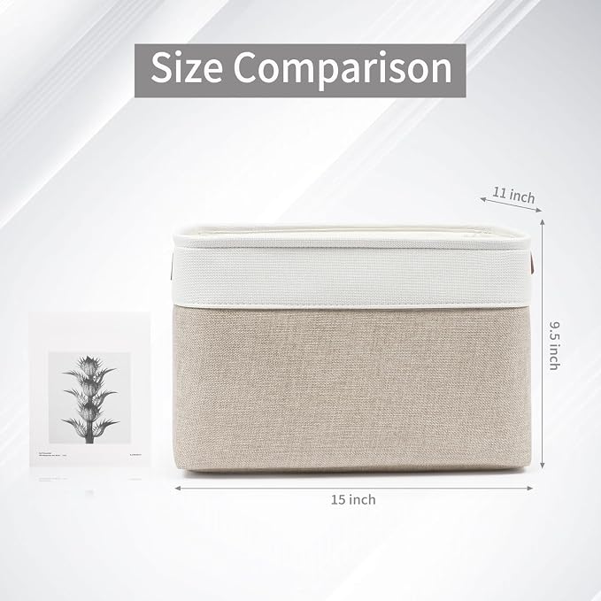 Bagnizer Storage Bins Large Fabric Storage Baskets - Image 5