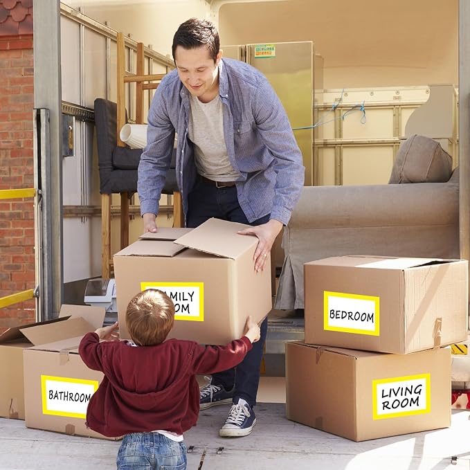 6 x 4 inch Large Moving Labels for Boxes, Blank Moving Boxes Labels Stickers - Image 6