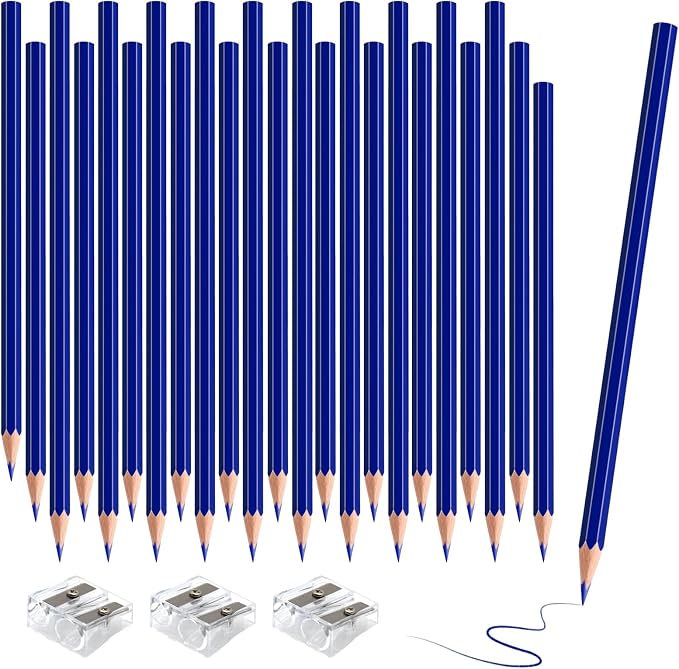 sqzrmdcg 36 PCS DurkBlue Colored Pencils, Pre-sharpened Professional Wooden Art by Unknown