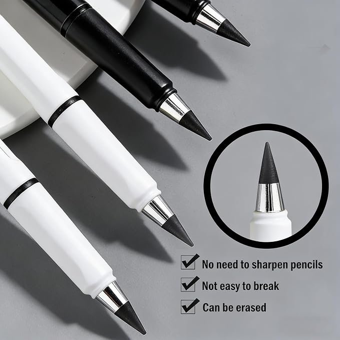 6 Sets Everlasting Pencil, Infinity Pen, NO-Sharpening Pencils - Image 7