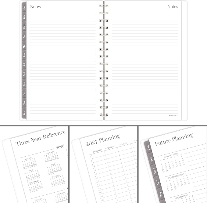 Mead Cambridge 2027 Planner, Weekly & Monthly, 5.5" x 8.5", Desert Grain - Image 9