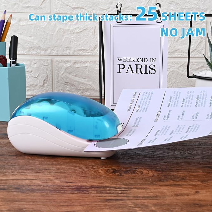 Electric Stapler, Including 2000 Staples and 1 Staple Remover, Suitable - Image 3