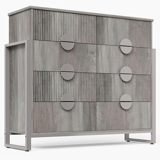 LGHM Fluted Dresser for Bedroom by WelcometoLGHMHome