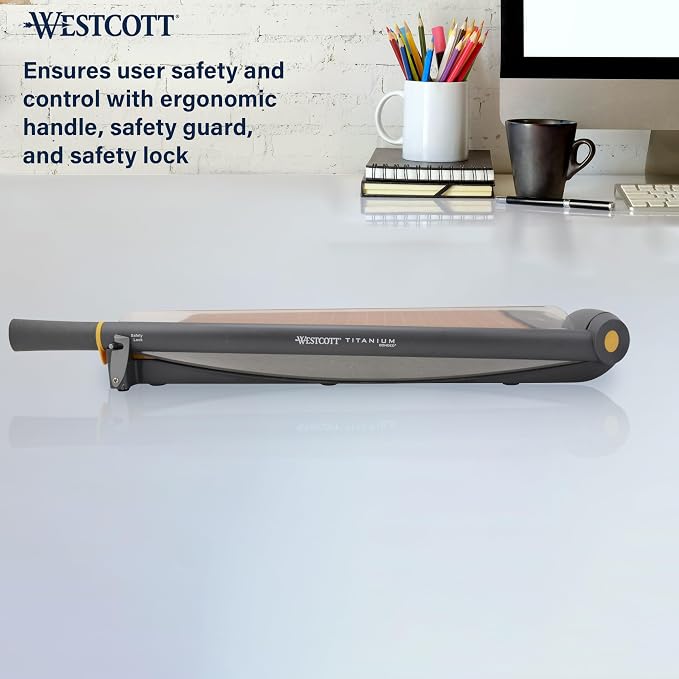 Westcott TrimAir Guillotine Paper Cutter, Paper Trimmer - Image 6