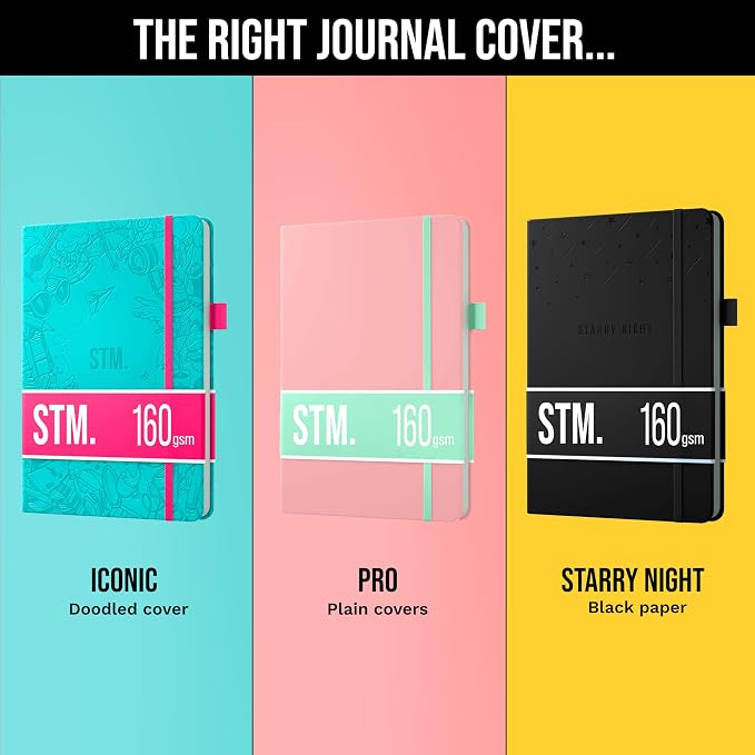 Bullet Dotted Journal Dot Grid Notebook | B5 Daily Journaling Notebooks - Image 2