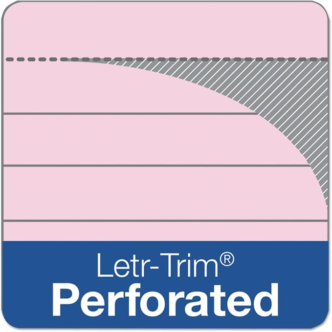 Tops Prism Writing Pads, 8-1/2" x 11-3/4", Legal Rule, Perforated, 50 Sheets - Image 5
